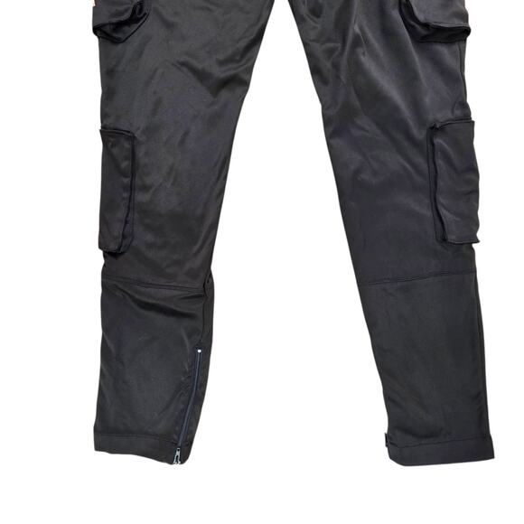 I Love Ugly Pants Zespy Men’s Size L Black Tapered Slim Fit Black Zipper Milita - Picture 4 of 10